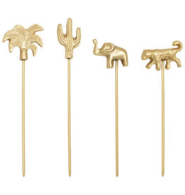 Oasis Gold Cheese Pick Set