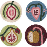 Pome Beaded Coasters Set of 4