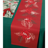 Merry Berry Christmas Table Runner
