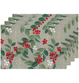 Merry Berry Christmas Placemat Set of 4