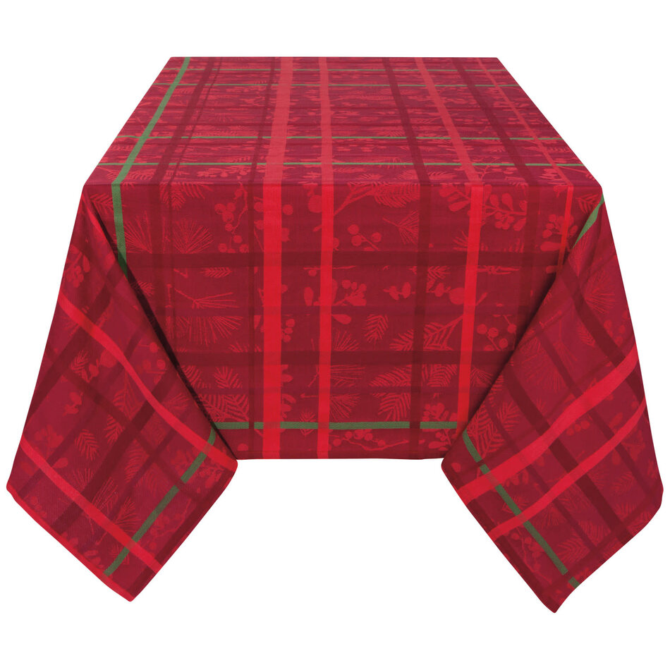 Winterberry Christmas Jacquard Tablecloth 60 x 90