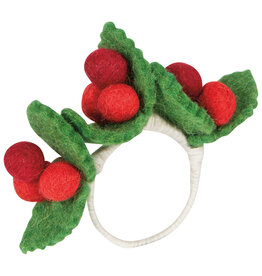 Merry Berry Christmas Felt Napkin Ring