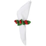 Merry Berry Christmas Felt Napkin Ring