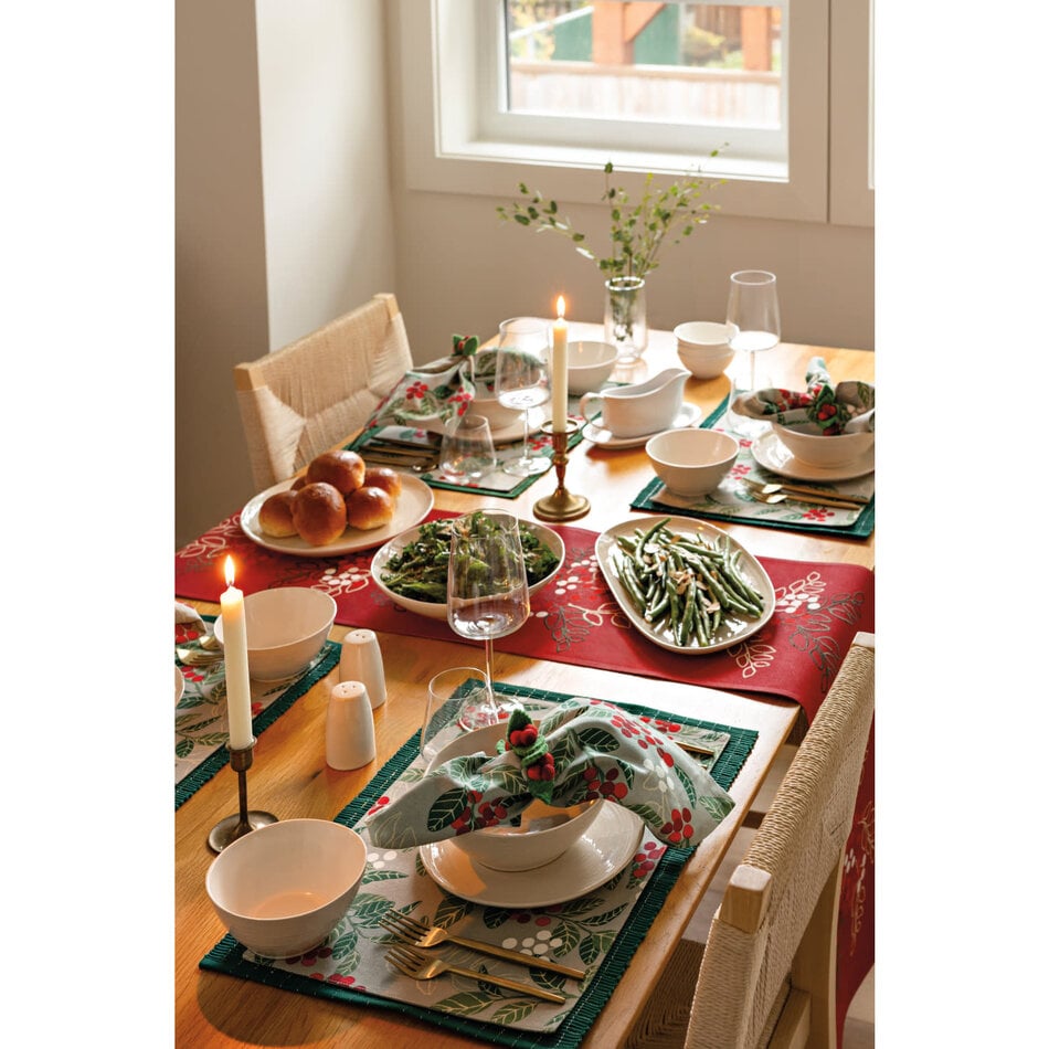 Merry Berry Christmas Felt Napkin Ring