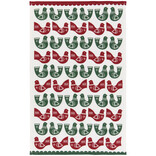 Folk Forest Christmas Bakers Floursack Dishtowels