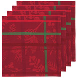 Winterberry Christmas Jacquard Napkins Set of 4