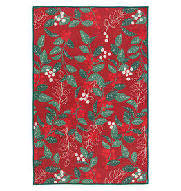 Merry Berry Christmas Recycled Microfibre Dishtowel