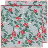 Merry Berry Christmas Recycled Microfibre Dishcloth