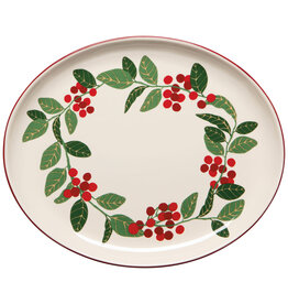Merry Berry Christmas Shaped Dish