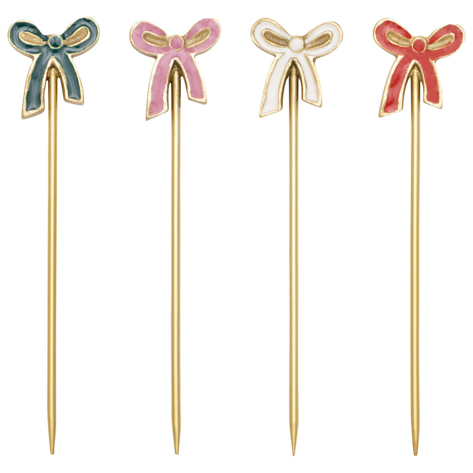 Bowtique Cocktail Pick Set of 4