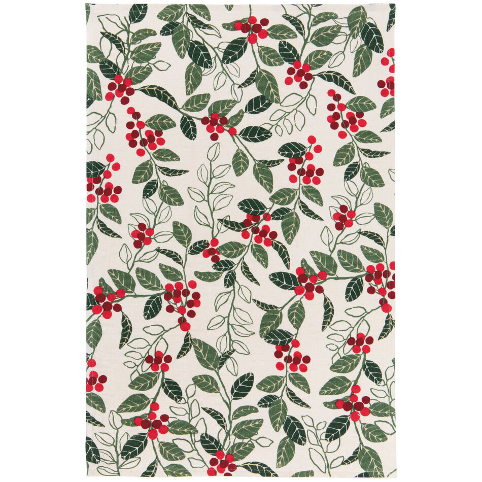 Merry Berry Christmas Terry Dishtowel