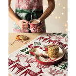 Folk Forest Christmas Porcelain Mug