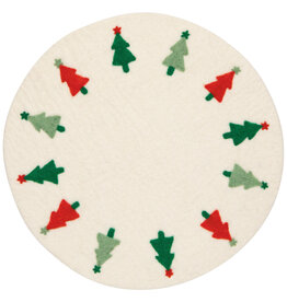 Glitzmas Christmas Felted Wool Placemat
