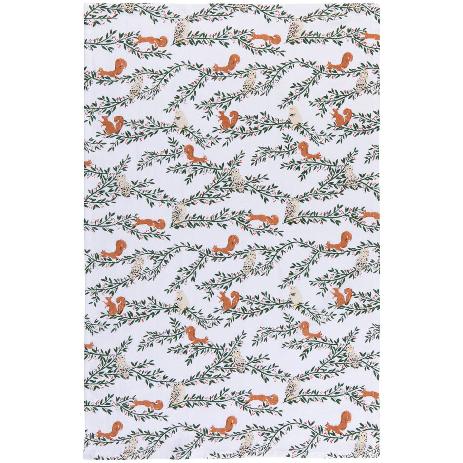 Forest Fete Floursack Dishtowels Set of 3