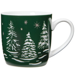 Winter Frost Christmas Porcelain Mug