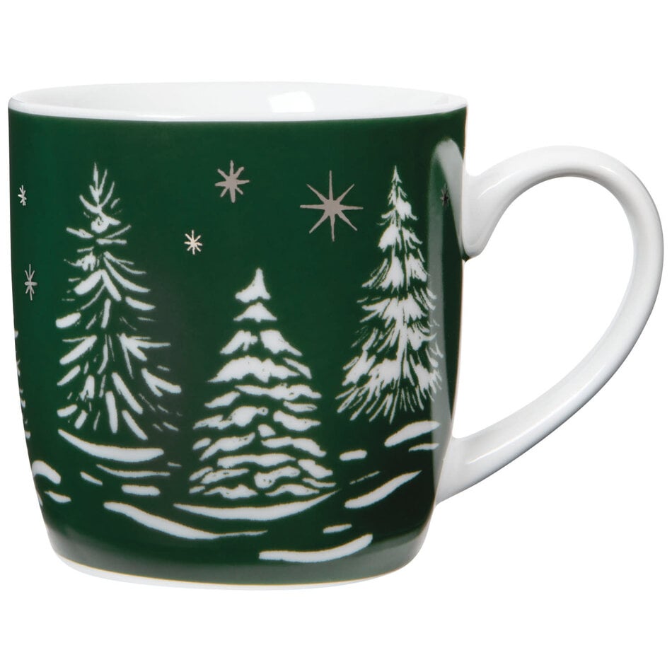 Winter Frost Christmas Porcelain Mug