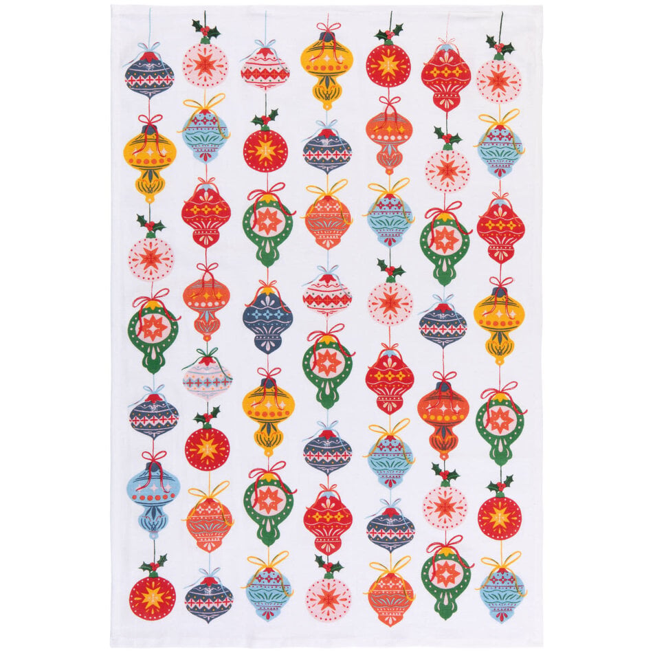Season's Tweetings Christmas Floursack Dishtowels, set of 3
