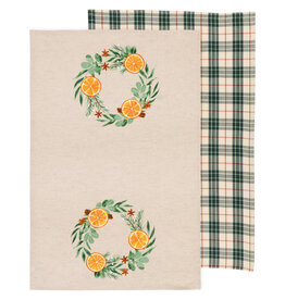 Cedar & Citrus Dishtowels Set of 2