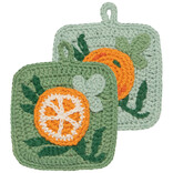 Cedar & Citrus Crochet Sponges Set of 2