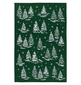 Winter Frost Christmas Dishtowel