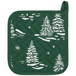 Winter Frost Christmas Potholder