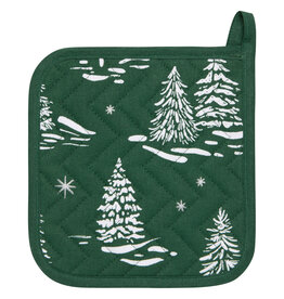 Winter Frost Christmas Potholder