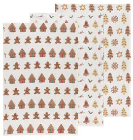 Christmas Cookies Baker's Floursack Dishtowels Set of 3