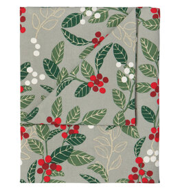 Merry Berry Christmas Tablecloth 60x84 inch