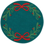 Mistletoe Christmas Felted Wool Placemat