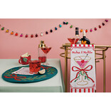 Mistletoe & Martinis Christmas Dishtowel
