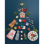 Mistletoe & Martinis Christmas Dishtowel