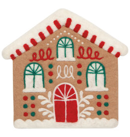 Gumdrop Lane Christmas Felted Wool Trivet