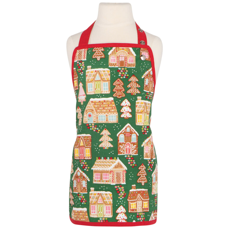 Gumdrop Lane Christmas Kid's Apron