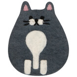 Cat Club Felt Coasters Set of 4