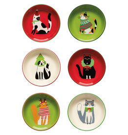 Kitty Carol Christmas Pinch Bowl