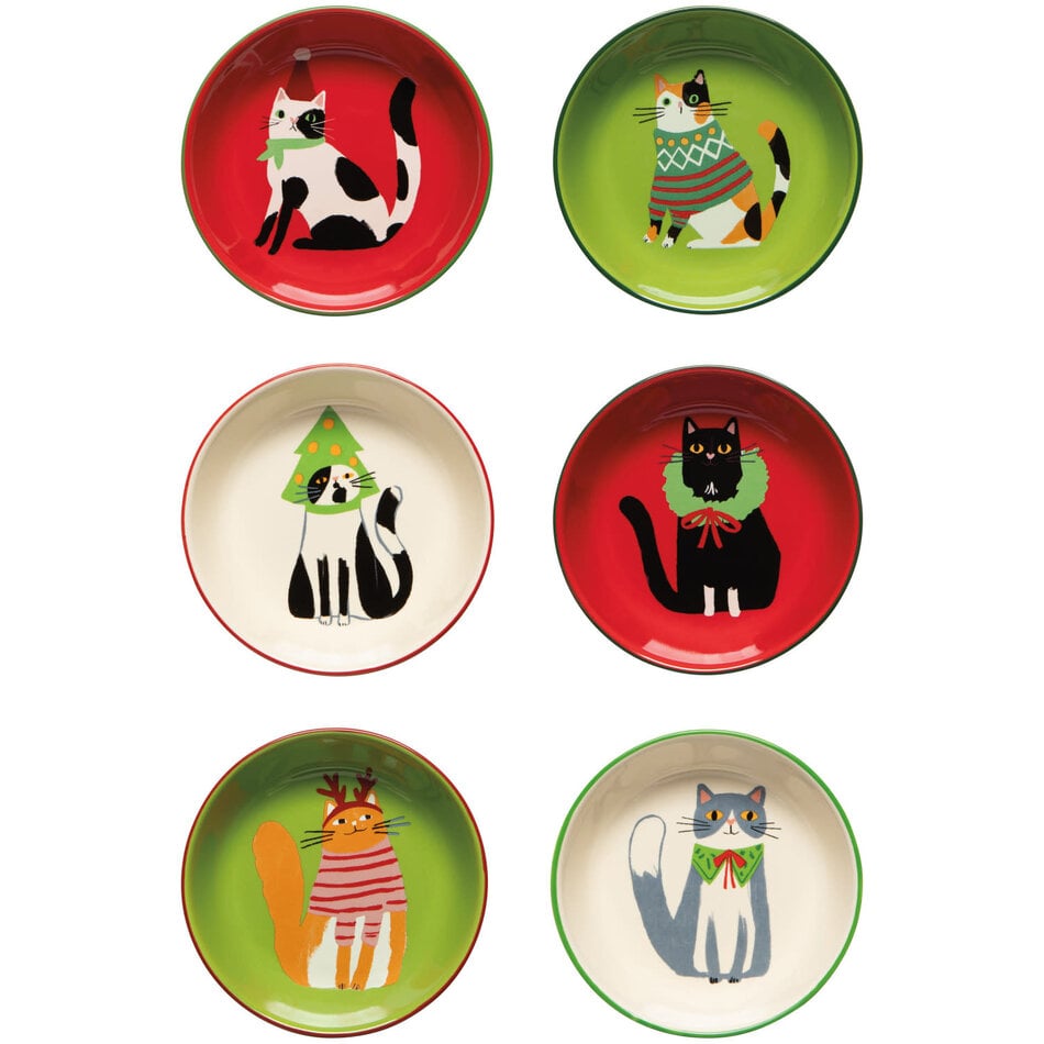 Kitty Carol Christmas Pinch Bowl