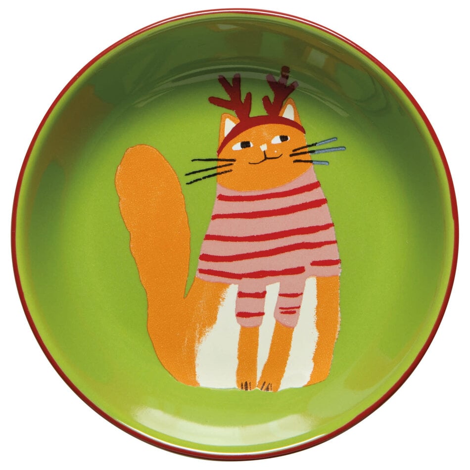 Kitty Carol Christmas Pinch Bowl