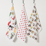 Meowy Christmas Bakers Floursack Dishtowels Set of 3