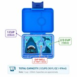 Yumbox Snack, Shark Surf Blue