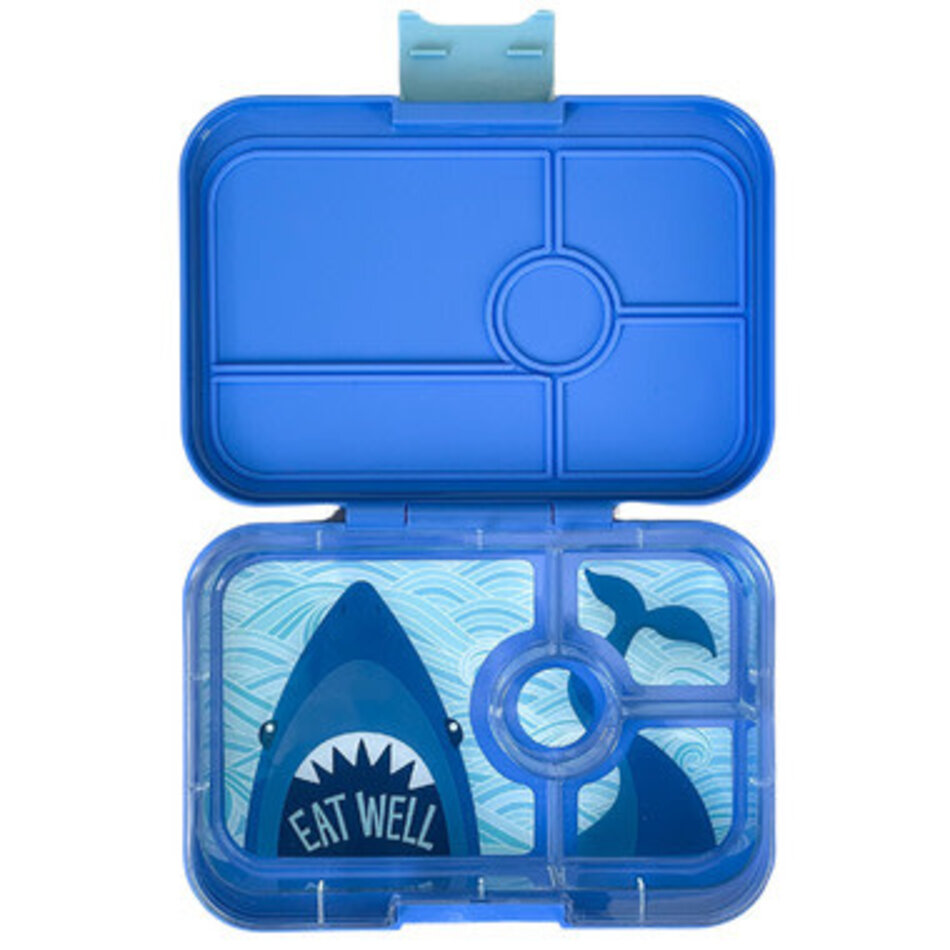 Yumbox Yumbox Tapas, True Blue 4C with Shark Tray