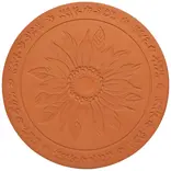 Sunflower Splendor Terracotta Bread Warming Stone