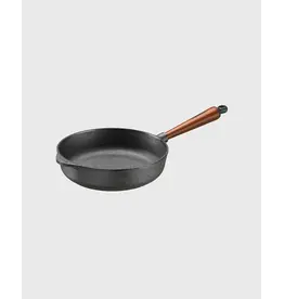 Skeppshult Deep Skillet 25cm/9.75" with Walnut Handle