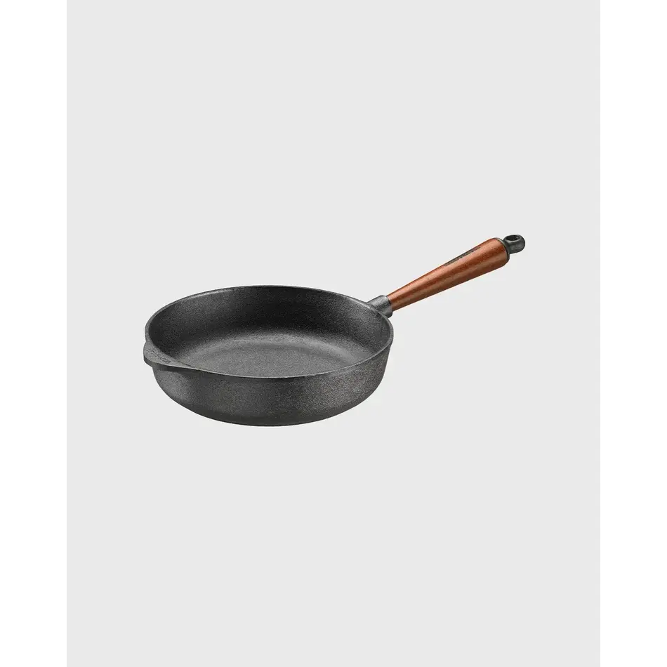 Skeppshult Deep Skillet 25cm/9.75" with Walnut Handle
