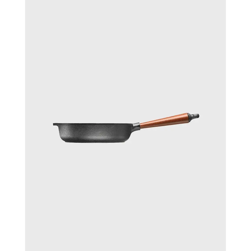 Skeppshult Deep Skillet 25cm/9.75" with Walnut Handle