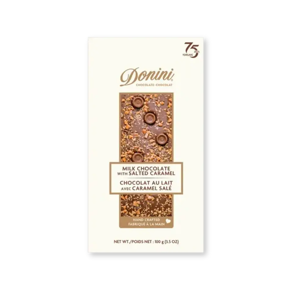 Donini Signature Milk Chocolate with Salted Caramel, 100g