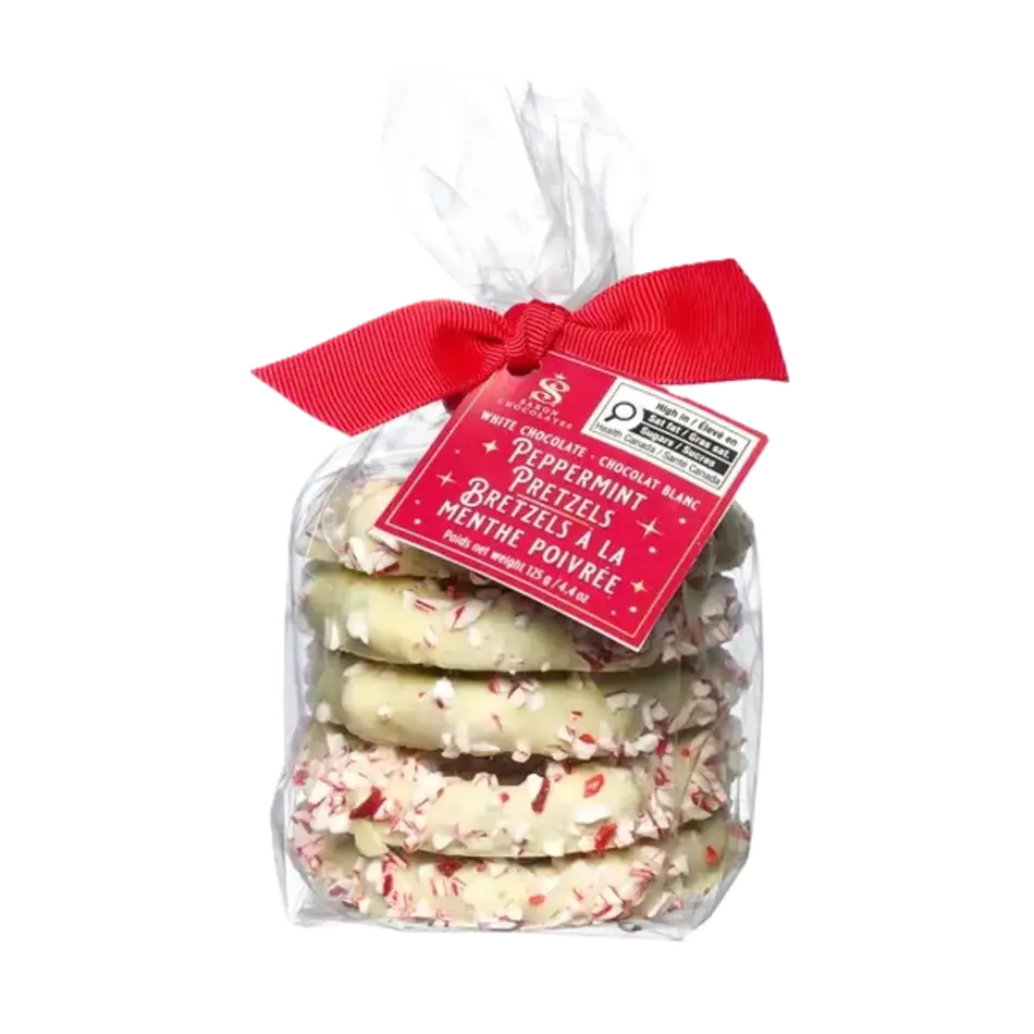 Saxon Peppermint Pretzels, 5 pcs, 125g