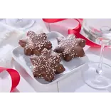 Saxon Milk Chocolate Marshmallow Snowflakes, 3pcs