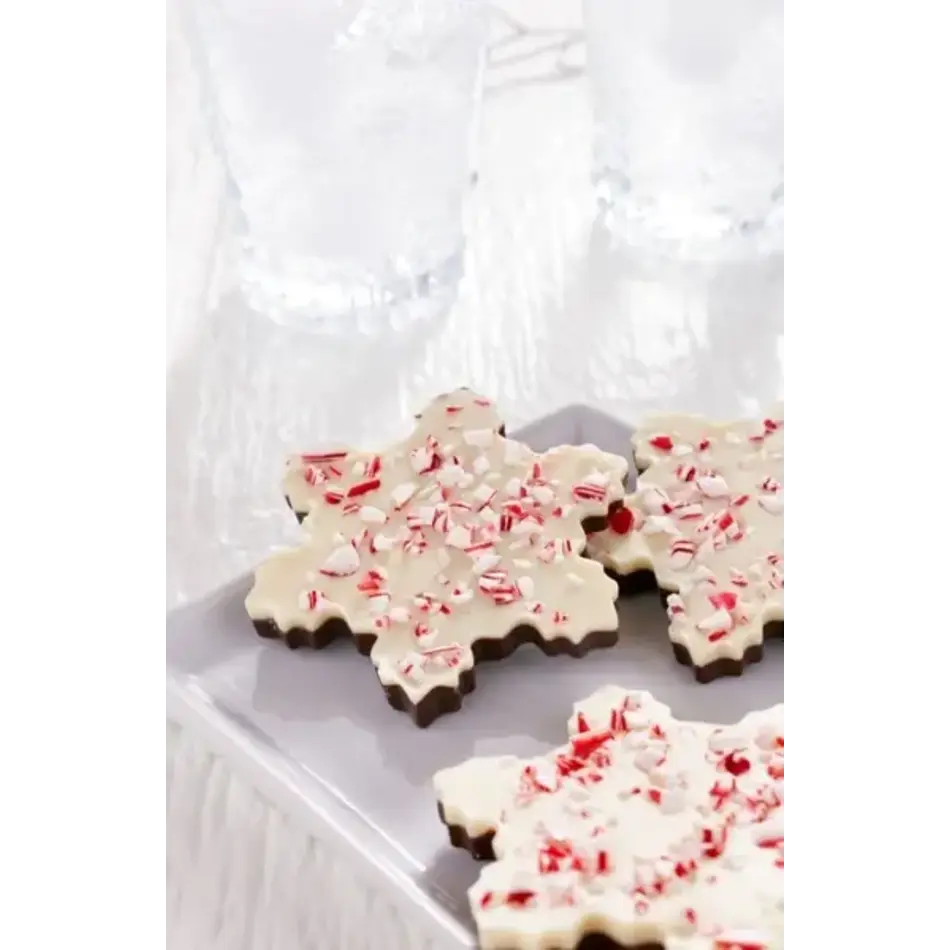 Saxon Peppermint Bark Snowflake Bag, 3 pcs