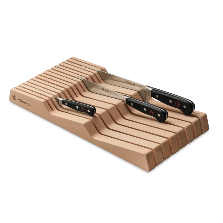 Wusthof 15 slot Beech In-Drawer Knife Tray