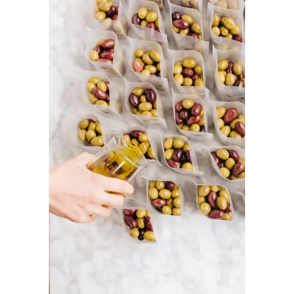 Silver & Green Thyme Bay Green Olives, 200g